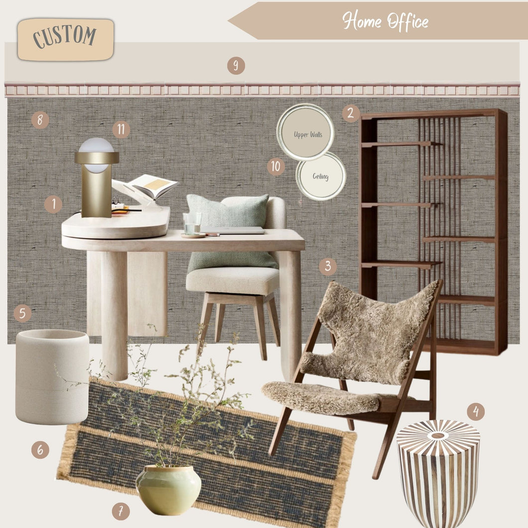 Custom Modern Home Office Decoration