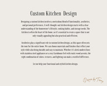 Load image into Gallery viewer, Custom Kitchen Design | Cabinet and Floor Layout Plan
