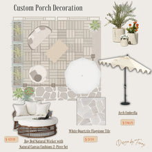 Load image into Gallery viewer, Customized  Porch Decorating | Custom Front Porch Decor | Online Patio Design Services
